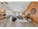 Inviting living room boasts high ceilings, recessed lighting, neutral paint, and an adjacent dining area at 11320 E Newcastle Ave, Mesa, AZ 85209