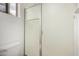 Bathroom featuring a glass shower door, toilet, and neutral walls at 1632 E Leslie Ave, San Tan Valley, AZ 85140