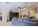 Inviting living room featuring ample natural light with an open floor plan at 2611 E Cheryl Dr, Phoenix, AZ 85028