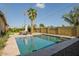 Refreshing backyard pool with ample lounge space for relaxation and entertaining at 2611 E Cheryl Dr, Phoenix, AZ 85028