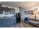 Cozy kitchenette features gray cabinets, modern appliances, and stylish decor at 2731 E Windsor Ave, Phoenix, AZ 85008