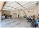 Spacious garage with high ceilings and ample room for storage at 36255 W Marin Ave, Maricopa, AZ 85138