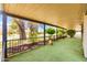 Enjoy outdoor living on this patio with a view of the landscaped front yard and neighborhood at 365 Leisure World --, Mesa, AZ 85206