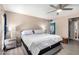 Large bedroom featuring a comfortable bed and ample closet space at 3723 W Columbine Dr, Phoenix, AZ 85029