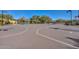Full basketball court with hoops and ample playing space at 3931 E Crest Ln, Phoenix, AZ 85050