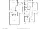 Detailed floor plan showcasing the layout of the home's two floors, including room dimensions at 40807 N Barnum Way, Anthem, AZ 85086