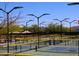 Outdoor pickleball courts, framed by desert landscaping, under clear blue skies at 40807 N Barnum Way, Anthem, AZ 85086