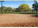 Sandy volleyball court with a net set up, perfect for a friendly game at 40807 N Barnum Way, Anthem, AZ 85086