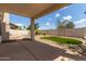 This beautiful backyard is perfect for relaxing on the patio or enjoying the turf lawn area at 453 E Baylor Ln, Gilbert, AZ 85296