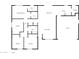 Detailed floor plan showcasing the layout of the home, including bedrooms, bathrooms, kitchen, living room, and garage at 4607 W Becker Ln, Glendale, AZ 85304