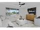 Cozy living room with plush seating, modern decor, and an abundance of natural light at 5232 E Dodge St, Mesa, AZ 85205