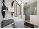 Cozy bathroom with walk in shower, and unique sink at 530 W Almeria Rd, Phoenix, AZ 85003
