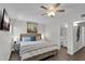Calm main bedroom offers a serene retreat with a private en-suite bathroom at 6416 S Kenneth Pl # D, Tempe, AZ 85283