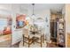 Cozy dining area with seating for four and stylish decor at 7807 E Main St # H-27, Mesa, AZ 85207