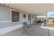 Spacious covered patio featuring comfortable seating and an inviting outdoor living space at 7807 E Main St # H-27, Mesa, AZ 85207