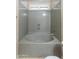 This bathroom showcases a granite tiled tub and shower combo with a shower head and bathtub faucet at 11419 E Ellis St, Mesa, AZ 85207