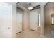 Entryway with tile flooring and multiple doors with access to other parts of the home at 11419 E Ellis St, Mesa, AZ 85207
