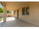 Covered patio showcasing a backyard with easy access into the home at 2183 W Hawken Way, Chandler, AZ 85286