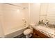 Bathroom with shower, toilet, and a vanity with granite countertop at 22721 N 34Th St, Phoenix, AZ 85050