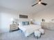 Bright primary bedroom with neutral tones, soft textures, and ambient lighting at 24433 N 75Th St, Scottsdale, AZ 85255