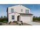 Charming two-story home featuring a tile roof and a convenient two-car garage at 25208 N 165Th Ln, Surprise, AZ 85387