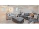 Large living room featuring neutral tones, tile flooring, recessed lights, and comfortable seating arrangements at 2724 W Colt Rd, Chandler, AZ 85224