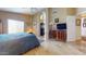 Serene main bedroom with a ceiling fan and ample natural light at 2845 E Calavar Rd, Phoenix, AZ 85032