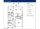 A home floor plan showing 3 bedrooms, 2 baths, kitchen, living room, and a two-car garage at 28909 N 172Nd Dr, Surprise, AZ 85387