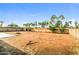 Expansive backyard space featuring mature trees, a firepit, and plenty of potential for outdoor activities at 2922 S Cottonwood Dr, Tempe, AZ 85282