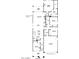 Detailed floor plan showcases the layout of this 4-bedroom home with a spacious kitchen, living, and dining area at 35017 N Sacramento Wash Rd, San Tan Valley, AZ 85144