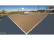 Well-maintained outdoor basketball court with a fresh surface, perfect for friendly games and community events at 3551 W Mary Dr, San Tan Valley, AZ 85144