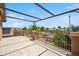 Second story patio with metal canopy and view of backyard at 3905 S Bridal Vail Dr, Gilbert, AZ 85297