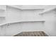 Bright, walk-in closet featuring carpet flooring, neutral paint and shelving at 4121 E Patrick St, Gilbert, AZ 85295