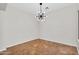 Dining room with modern light fixture and tile flooring at 4121 E Patrick St, Gilbert, AZ 85295