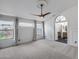 Spacious main bedroom featuring large windows and an ensuite bathroom for added convenience at 4443 W Escuda Dr, Glendale, AZ 85308