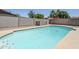 Swimming pool with clear blue water and surrounding patio area for summer fun at 1021 S Almar Cir, Mesa, AZ 85204