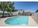 Beautiful backyard featuring a refreshing in-ground pool for summer relaxation at 1021 S Almar Cir, Mesa, AZ 85204