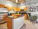 Bright kitchen with island, stainless steel appliances, and modern design at 114 W Adams St # 505, Phoenix, AZ 85003