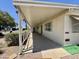 Charming home exterior featuring an expansive covered patio offering ample outdoor living space at 120 N Val Vista Dr # 272, Mesa, AZ 85213