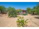 Large backyard with a play structure, providing a fun outdoor space at 1225 S 160Th Ln, Goodyear, AZ 85338