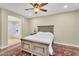 Primary bedroom featuring ceiling fan and ensuite bathroom at 13450 E Via Linda -- # 2022, Scottsdale, AZ 85259
