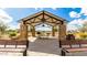 Shaded picnic area featuring barbecue grills, picnic tables, and concrete flooring at 14659 W Sand Hills Rd, Surprise, AZ 85387