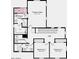 Second floor plan features primary suite, 2 bedrooms, 2 bathrooms, a hall, and laundry room at 14665 W Sand Hills Rd, Surprise, AZ 85387