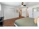 Spacious bedroom featuring closet and bathroom access at 1525 E Southern Ave, Tempe, AZ 85282