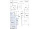 Detailed floor plan showcasing the layout of the home, including bedrooms, bathrooms, and living spaces at 2877 E Lucky Horseshoe Ln, San Tan Valley, AZ 85140