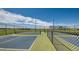 Pickleball courts in a fenced area offer recreational opportunities with easy access to a covered picnic spot at 2897 E Lucky Horseshoe Ln, San Tan Valley, AZ 85140