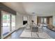 Stylish dining room featuring a modern table, fireplace, and seamless transition to the outdoor patio at 3009 W Christy Dr, Phoenix, AZ 85029