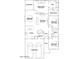 Detailed floor plan showcasing the layout of the home, including bedrooms, bathrooms, and living spaces at 3139 E Barrel Race Rd, San Tan Valley, AZ 85140