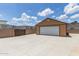Detached garage featuring plenty of parking space at 4556 W Cholla St, Glendale, AZ 85304