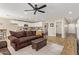 Living room showing seamless transition to dining and kitchen, perfect for entertaining and Gathering time at 5808 S 12Th Ln, Phoenix, AZ 85041